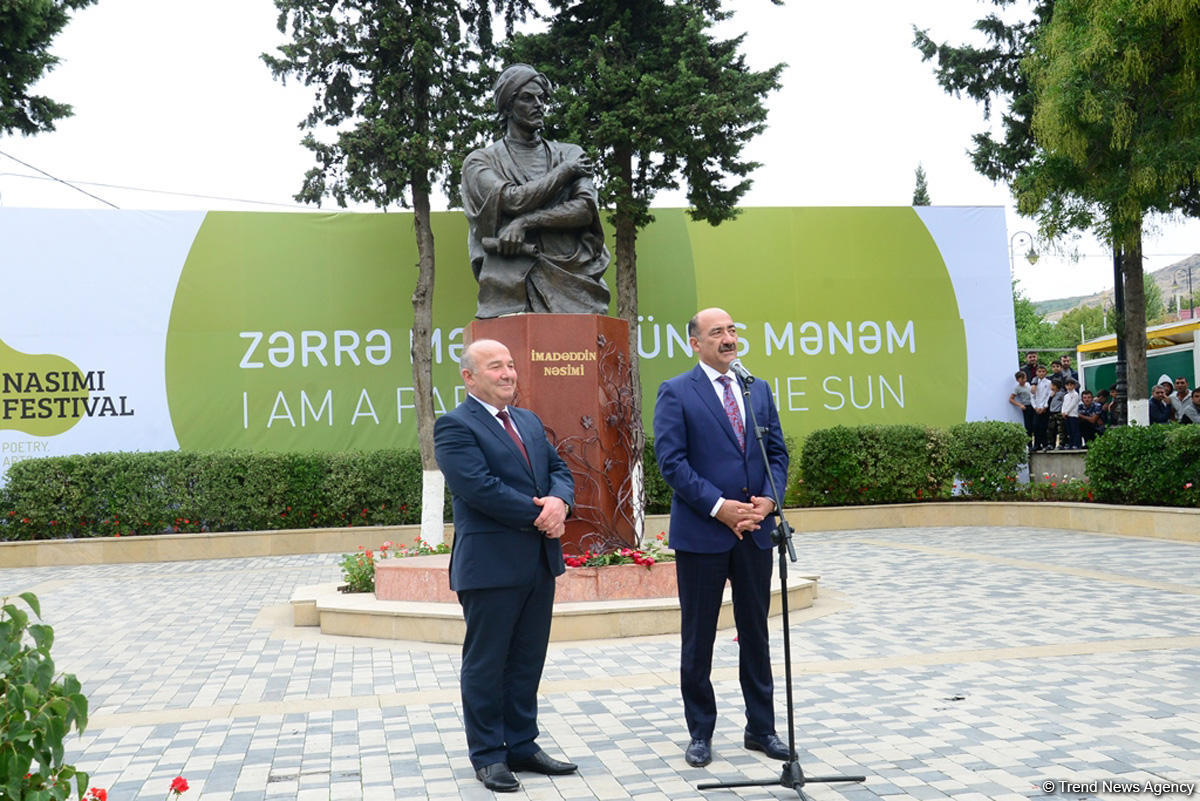Şamaxıda Nəsimi – şeir, incəsənət və mənəviyyat festivalının təntənəli açılış mərasimi olub (YENİLƏNİB) (FOTO)