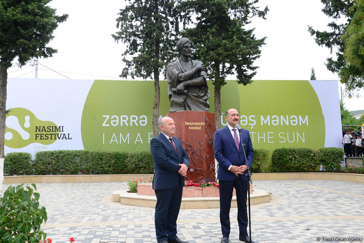 Şamaxıda Nəsimi – şeir, incəsənət və mənəviyyat festivalının təntənəli açılış mərasimi olub (YENİLƏNİB) (FOTO)