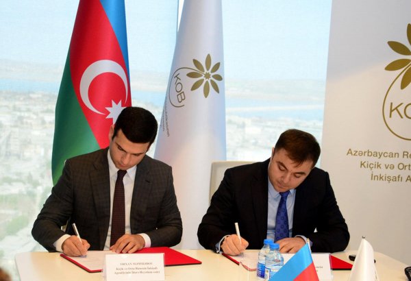 Kiçik və Orta Biznesin İnkişafı Agentliyi və Rusiyanın Azərbaycanlı Gənclər Birliyi arasında Memorandum imzalanıb (FOTO)