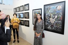Leyla Əliyeva Heydər Əliyev Mərkəzində Nəsimi – şeir, sənət və mənəviyyat Festivalı çərçivəsində sərgilərin açılışında iştirak edib (FOTO)