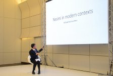 Heydər Əliyev Mərkəzində məşhur almaniyalı alim Mixael Hess “Nəsimi dühası müasir kontekstdə” mövzusunda mühazirə deyib (FOTO)