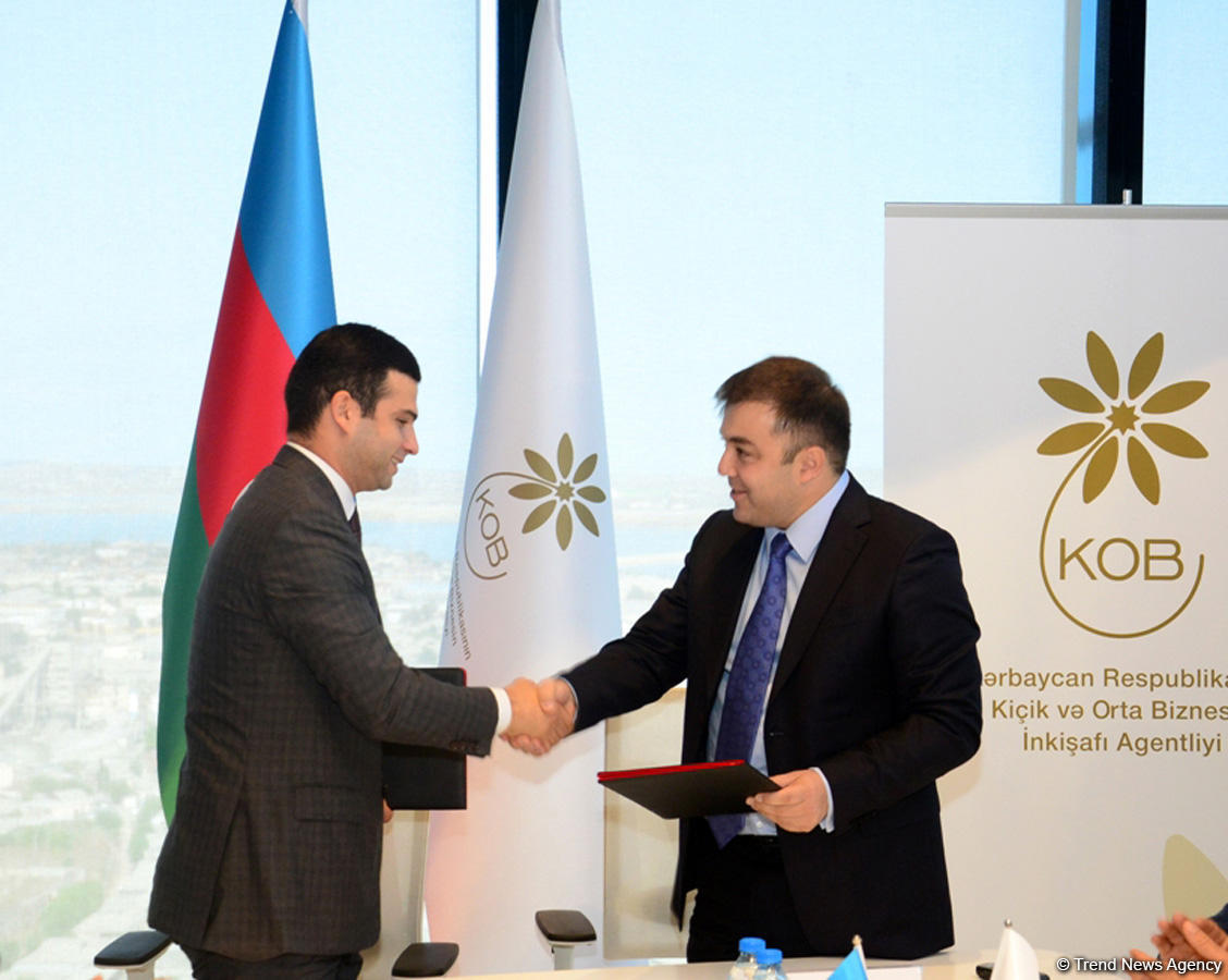 Kiçik və Orta Biznesin İnkişafı Agentliyi və Rusiyanın Azərbaycanlı Gənclər Birliyi arasında Memorandum imzalanıb (FOTO)