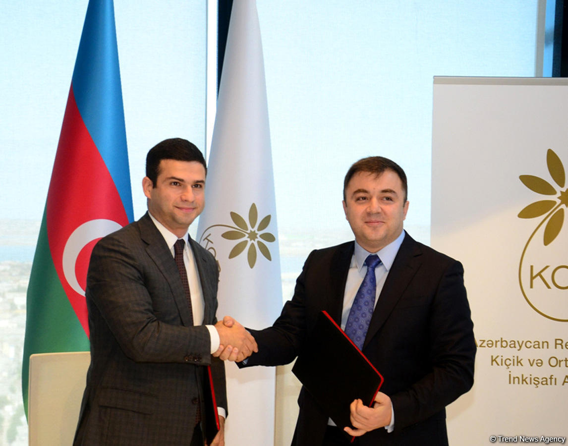 Kiçik və Orta Biznesin İnkişafı Agentliyi və Rusiyanın Azərbaycanlı Gənclər Birliyi arasında Memorandum imzalanıb (FOTO)