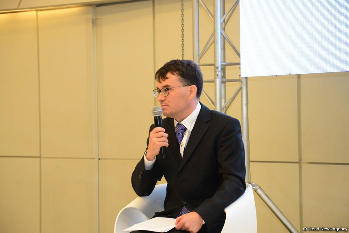 Heydər Əliyev Mərkəzində məşhur almaniyalı alim Mixael Hess “Nəsimi dühası müasir kontekstdə” mövzusunda mühazirə deyib (FOTO)