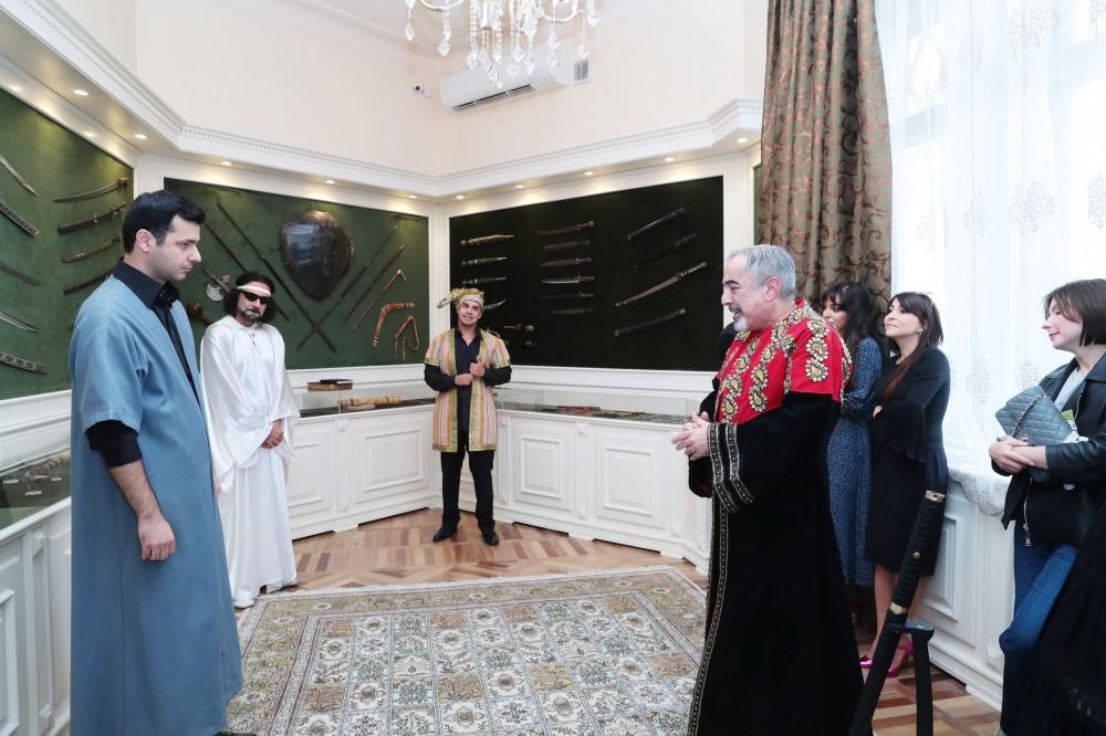 Leyla Əliyeva Maqsud İbrahimbəyov Yaradıcılıq Mərkəzində “İmmolatio” tamaşasının premyerasına baxıb (FOTO)