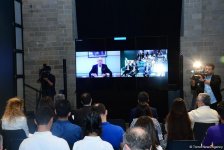 Nəsimi Festivalı çərçivəsində Vaşinqtonla telekörpü - Ceremi Rifkinin mühazirəsi keçirilib (FOTO)