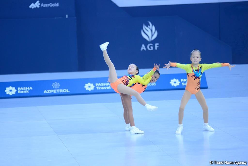 Aerobika Gimnastikası üzrə Açıq Azərbaycan Çempionatı və Bakı Birinciliyi başlayıb (FOTO)