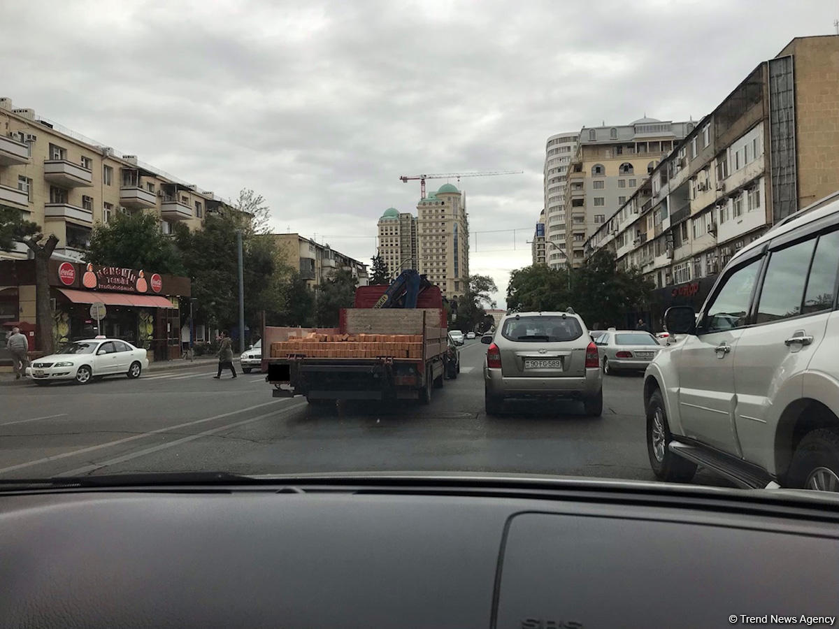 Piyada zolağında qəza (FOTO)