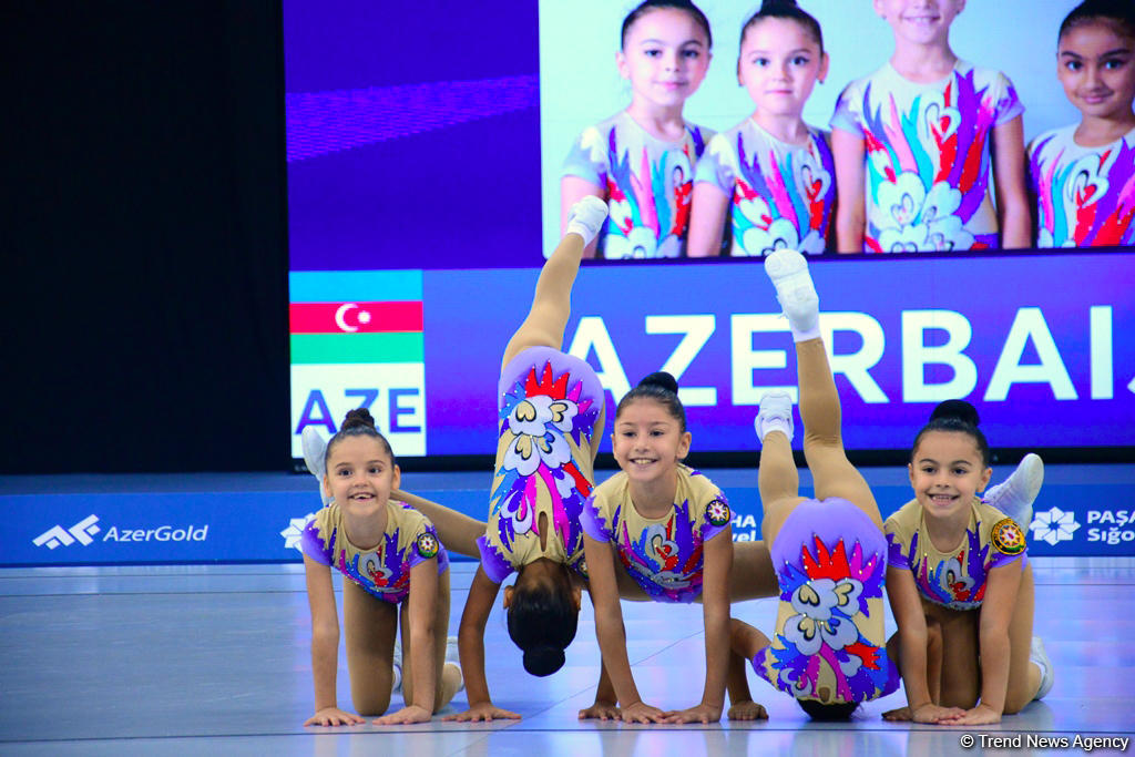 Aerobika Gimnastikası üzrə 4-cü Açıq Azərbaycan Çempionatı və Bakı Birinciliyinin son yarış gününə start verilib (FOTO)