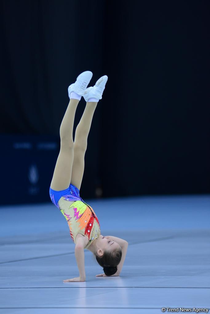 Aerobika Gimnastikası üzrə 4-cü Açıq Azərbaycan Çempionatı və Bakı Birinciliyinin son yarış gününə start verilib (FOTO)