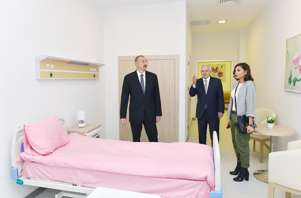 Prezident İlham Əliyev və xanımı Mehriban Əliyeva Quba Rayon Mərkəzi Xəstəxanasının açılışında iştirak ediblər (YENİLƏNİB-2) (FOTO)