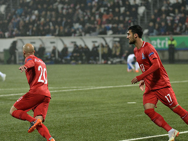 Millimiz UEFA Millətlər Liqasında ilk qələbəsini qazandı (FOTO)