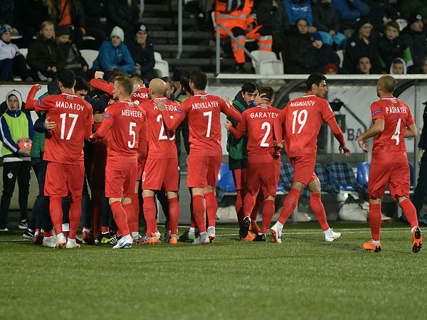 Millimiz UEFA Millətlər Liqasında ilk qələbəsini qazandı (FOTO)