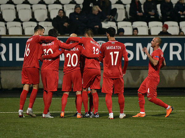 Millimiz UEFA Millətlər Liqasında ilk qələbəsini qazandı (FOTO)