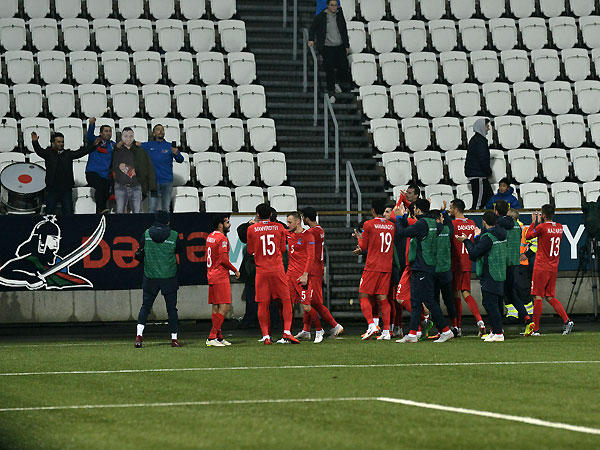 Millimiz UEFA Millətlər Liqasında ilk qələbəsini qazandı (FOTO)