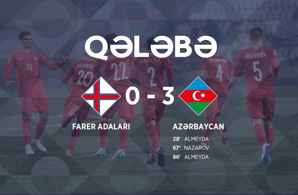 Millimiz UEFA Millətlər Liqasında ilk qələbəsini qazandı (FOTO)