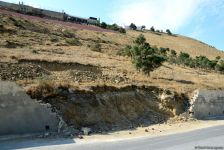 Badamdarda yeni sürüşmə zonasından son FOTOLAR