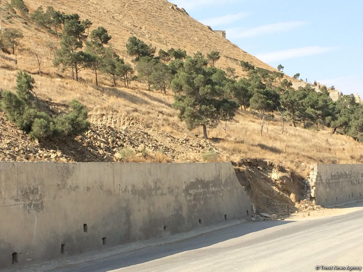 Bayılda sürüşmə prosesi aktivləşdi, Badamdar-"20-ci sahə" yolu bağlandı