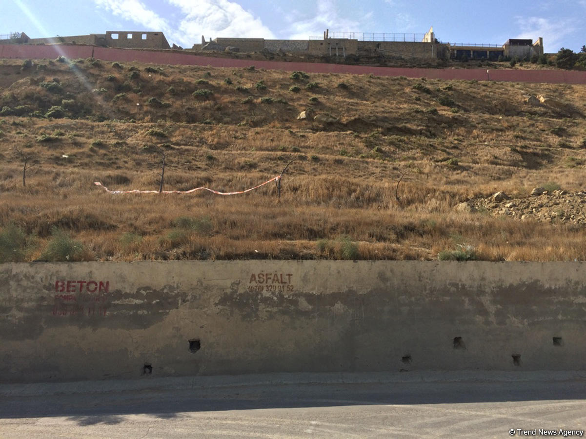 Badamdarda yeni sürüşmə zonasından son FOTOLAR