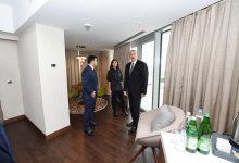 Prezident İlham Əliyev və birinci xanım Mehriban Əliyeva Lənkəran İstisu və Sağlamlıq Mərkəzində görülən işlərlə tanış olublar (FOTO) (YENİLƏNİB)