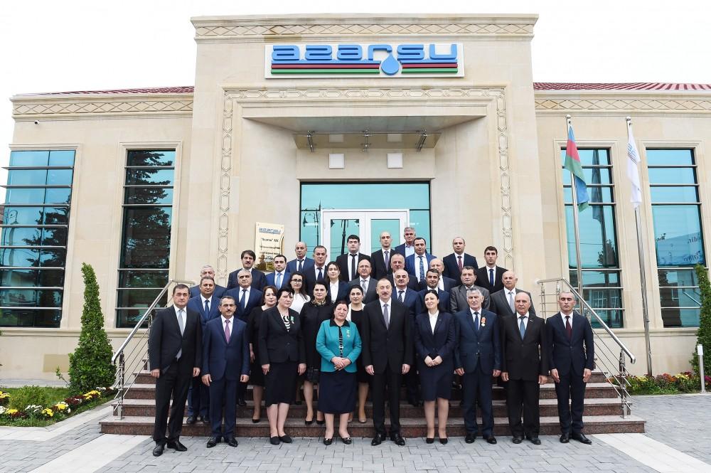 Prezident İlham Əliyev “Astara şəhərinin içməli su təchizatı sistemləri” layihəsinin başa çatması münasibətilə keçirilən mərasimdə iştirak edib (FOTO) (YENİLƏNİB)