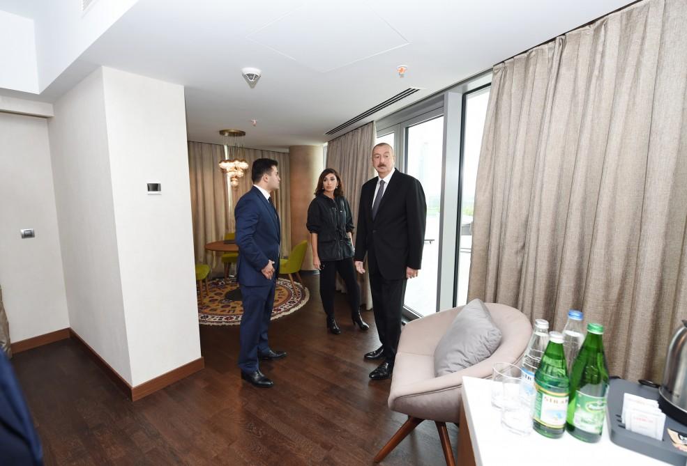 Prezident İlham Əliyev və birinci xanım Mehriban Əliyeva Lənkəran İstisu və Sağlamlıq Mərkəzində görülən işlərlə tanış olublar (FOTO) (YENİLƏNİB)