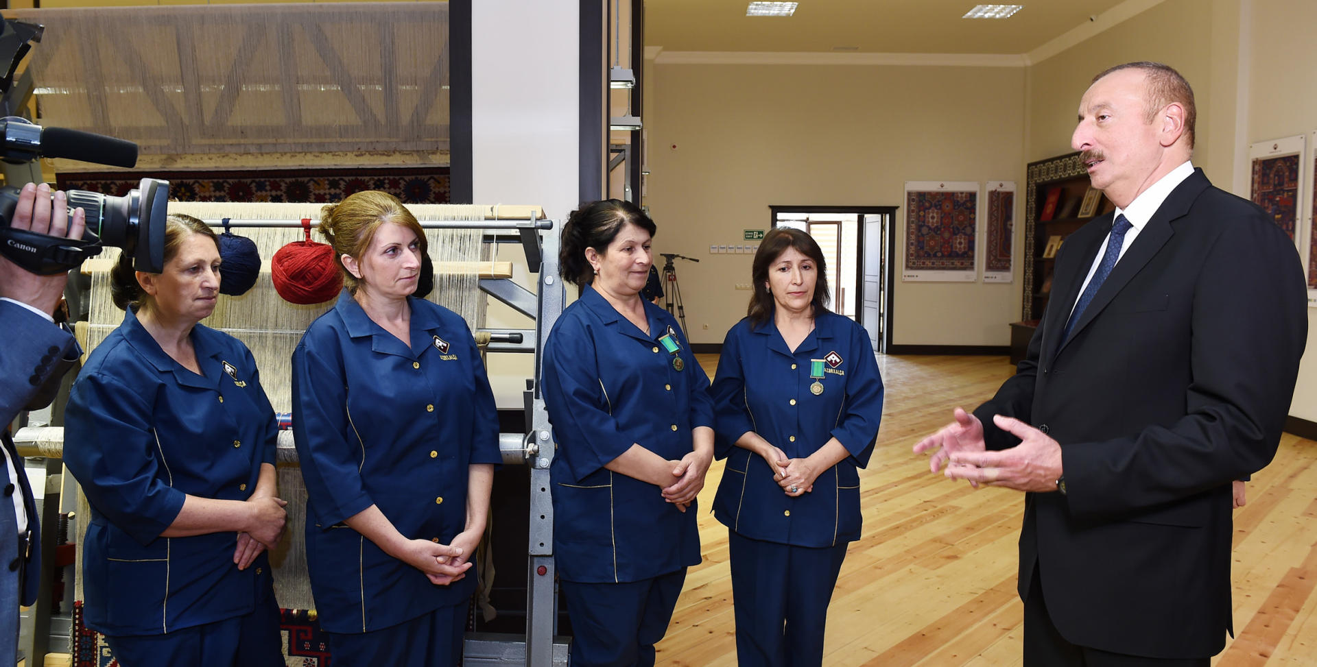 Xalçaçılığın inkişafı strateji məqsədlərə xidmət edir (FOTO)