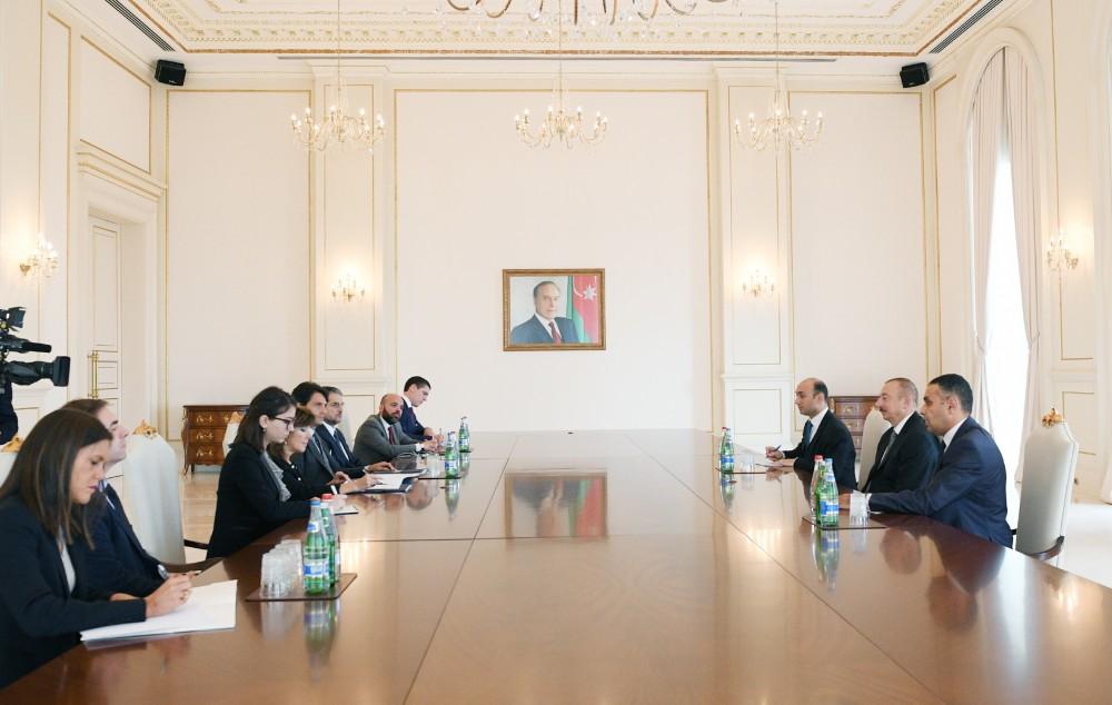 Prezident İlham Əliyev: İqtisadi sahədə İtaliya Azərbaycan üçün birinci ticarət tərəfdaşıdır (FOTO) (YENİLƏNİB)