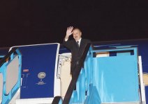 Prezident İlham Əliyevin Türkiyəyə səfəri başa çatdı (FOTO)