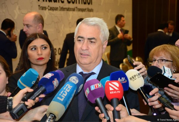 Trans-Xəzər Beynəlxalq Nəqliyyat Marşrutunun iştirakçılarının sayı artıb (FOTO)