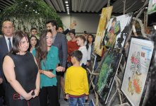 Leyla Əliyeva “Ekoloji problemlər və onların həlli yolları tələbələrin gözü ilə” mövzusunda II gənclər sərgisində iştirak edib (FOTO)