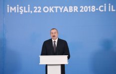 Prezident İlham Əliyev İmişli rayonunda Araz çayının yeni qol-kanalının açılış mərasimində iştirak edib (FOTO) (YENİLƏNİB)