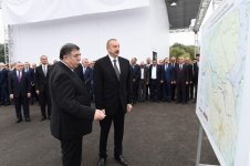 Prezident İlham Əliyev İmişli rayonunda Araz çayının yeni qol-kanalının açılış mərasimində iştirak edib (FOTO) (YENİLƏNİB)