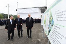 Prezident İlham Əliyev İmişli rayonunda Araz çayının yeni qol-kanalının açılış mərasimində iştirak edib (FOTO) (YENİLƏNİB)