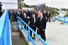 Prezident İlham Əliyev İmişli rayonunda Araz çayının yeni qol-kanalının açılış mərasimində iştirak edib (FOTO) (YENİLƏNİB)