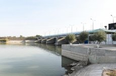 Prezident İlham Əliyev İmişli rayonunda Araz çayının yeni qol-kanalının açılış mərasimində iştirak edib (FOTO) (YENİLƏNİB)
