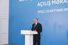 Prezident İlham Əliyev İmişli rayonunda Araz çayının yeni qol-kanalının açılış mərasimində iştirak edib (FOTO) (YENİLƏNİB)