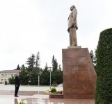 Prezident İlham Əliyev İmişli rayonuna səfərə gəlib (FOTO)