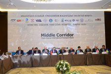 Trans-Xəzər Beynəlxalq Nəqliyyat Marşrutunun iştirakçılarının sayı artıb (FOTO)