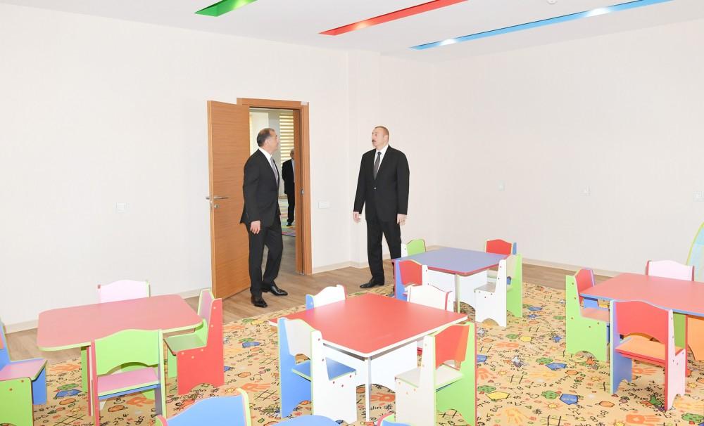 Azərbaycan Prezidenti Heydər Əliyev Fondunun təşəbbüsü ilə İmişlidə inşa edilmiş körpələr evi-uşaq bağçasının açılışında iştirak edib (FOTO) (YENİLƏNİB)