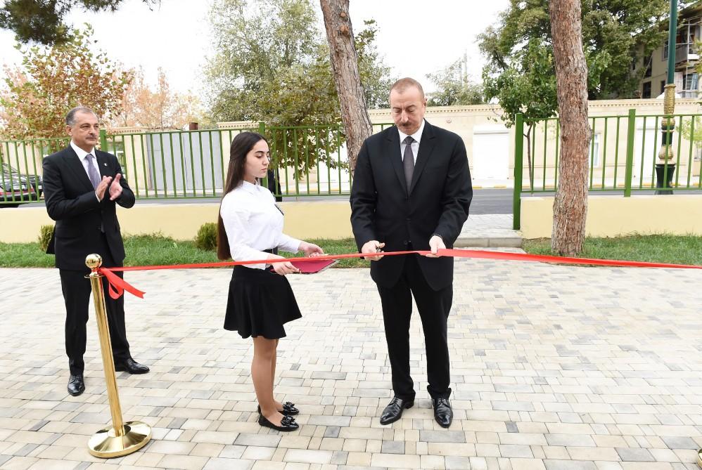 Azərbaycan Prezidenti Heydər Əliyev Fondunun təşəbbüsü ilə İmişlidə inşa edilmiş körpələr evi-uşaq bağçasının açılışında iştirak edib (FOTO) (YENİLƏNİB)