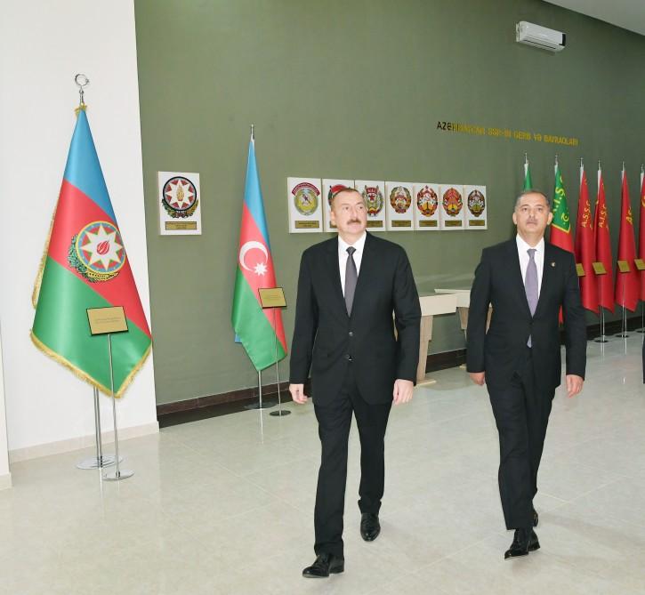 Prezident İlham Əliyev İmişlidə Bayraq Muzeyinin açılışında iştirak edib (FOTO) (YENİLƏNİB)