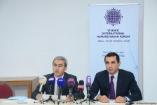 VI Bakı Beynəlxalq Humanitar Forumunun proqramı açıqlanıb (FOTO)