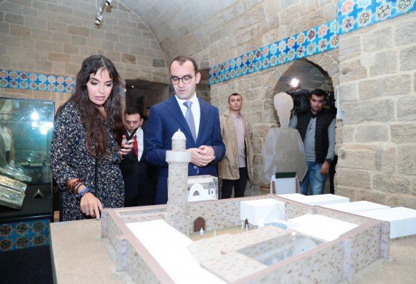 Heydər Əliyev Fondunun vitse-prezidenti Leyla Əliyeva “Şirvanşahlar irsi dünya muzeylərində” sərgisinin açılışında iştirak edib (FOTO)