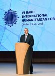 Prezident İlham Əliyev və birinci xanım Mehriban Əliyeva VI Bakı Beynəlxalq Humanitar Forumunun rəsmi açılış mərasimində iştirak ediblər (YENİLƏNİB-3) (FOTO)