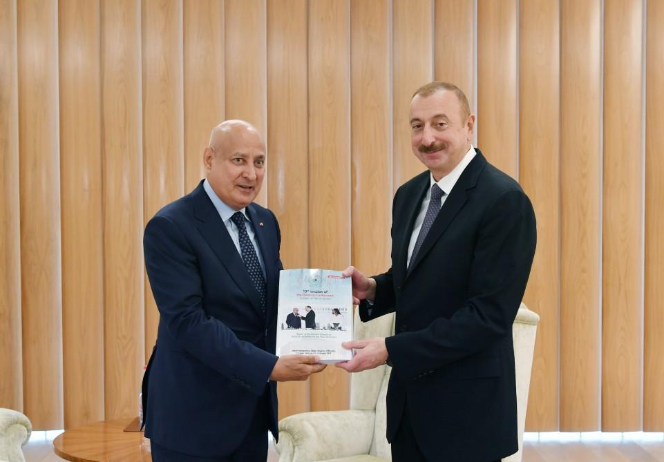 Prezident İlham Əliyev ISESCO-nun baş direktoru ilə görüşüb (FOTO) (YENİLƏNİB)
