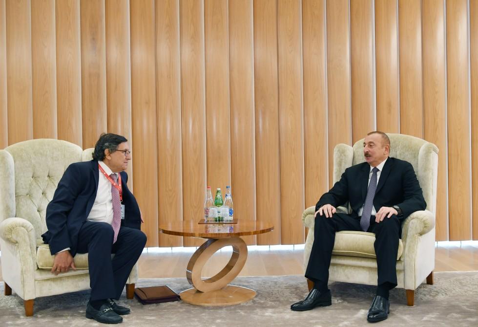 Azərbaycan Prezidenti BMT baş katibinin müavini ilə görüşüb