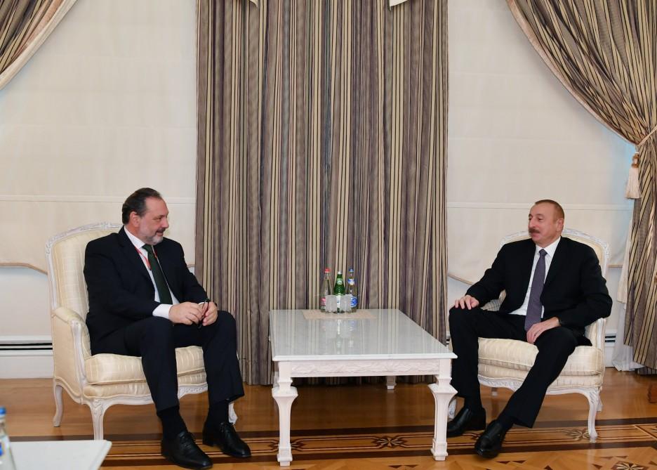 Prezident İlham Əliyev Uruqvay Nümayəndələr Palatasının sədrini qəbul edib (YENİLƏNİB)