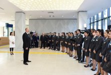 Prezident İlham Əliyev və birinci xanım Mehriban Əliyeva Şəki “ASAN Həyat” kompleksinin açılışında iştirak ediblər (FOTO) (YENİLƏNİB)