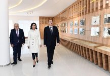Prezident İlham Əliyev və birinci xanım Mehriban Əliyeva Şəkidə Heydər Əliyev Mərkəzinin açılışında iştirak ediblər (FOTO) (YENİLƏNİB)